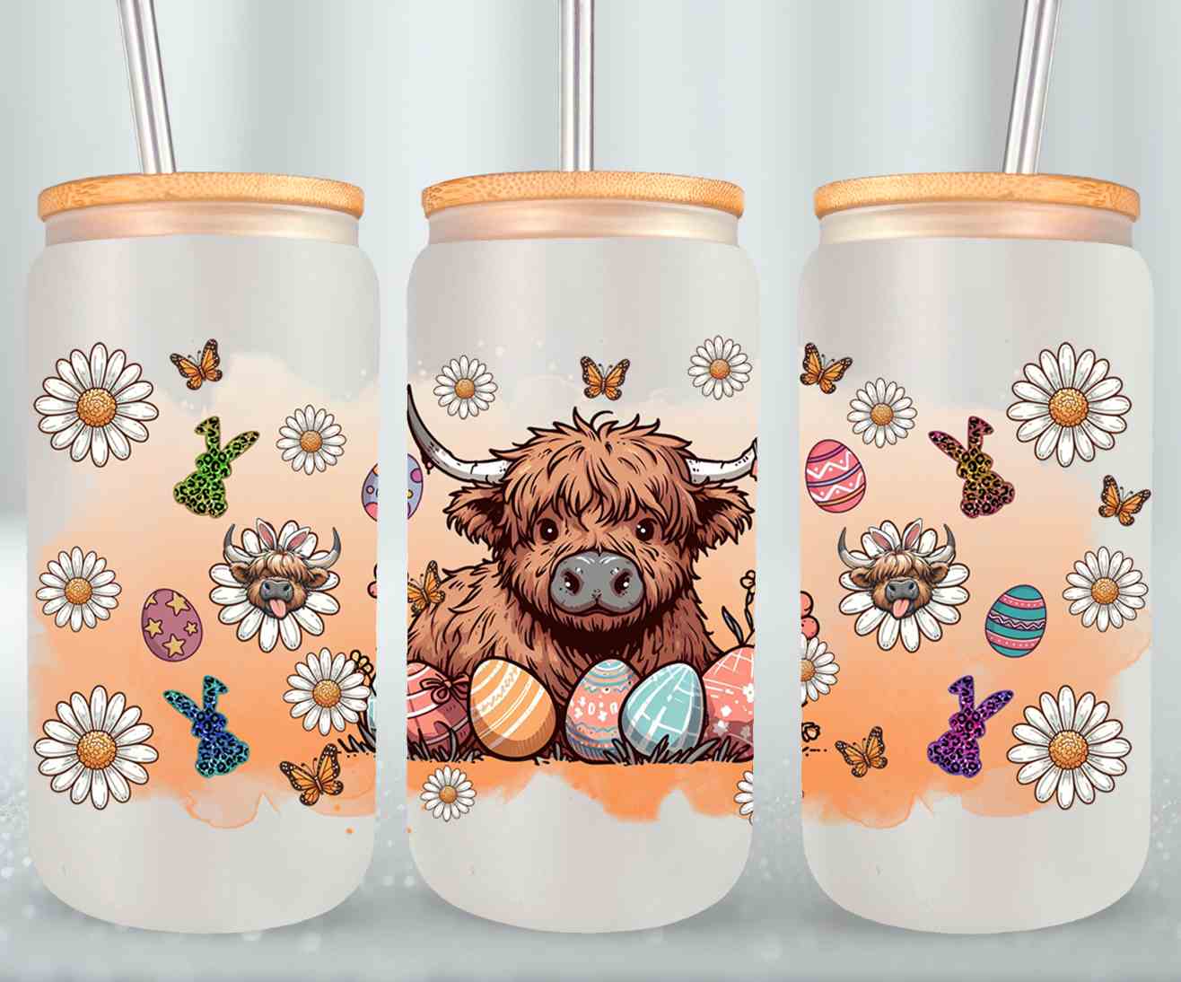 Highland Cow Easter-10375